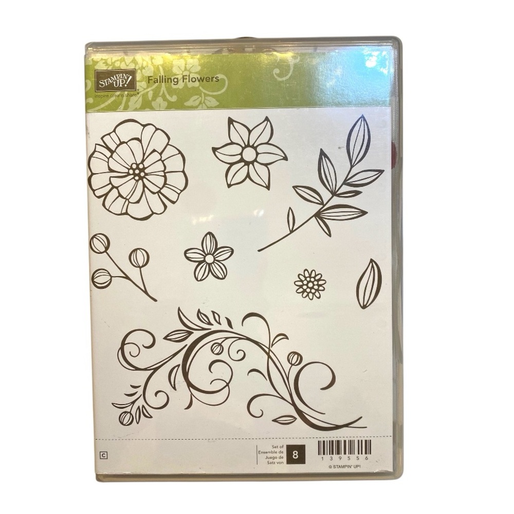 🍒 Stampin’Up! 🍒 “Falling Flowers” Stamp set.
